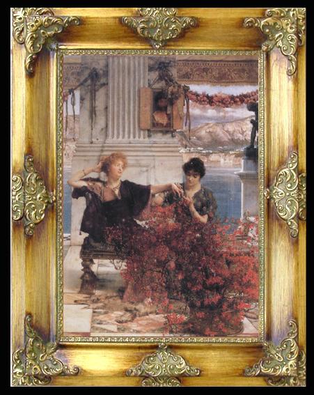 framed  Alma-Tadema, Sir Lawrence Love